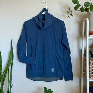 Outdoor Research Women’s Trail Mix Cowl Pullover Fleece Small Navy Blue